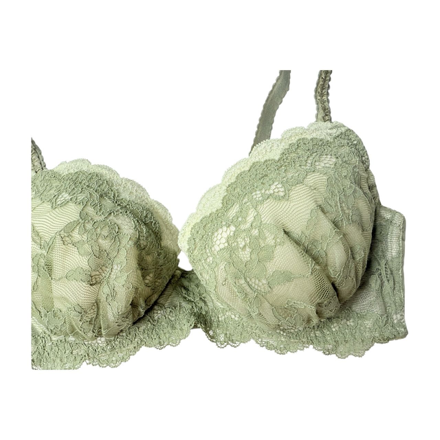 Green lace  Japanese Bra UK 32C
