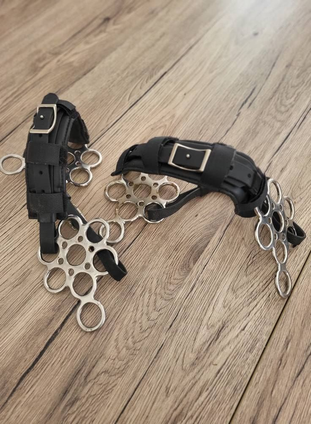 Hackamore Flower cuir noir – occasion très bon état