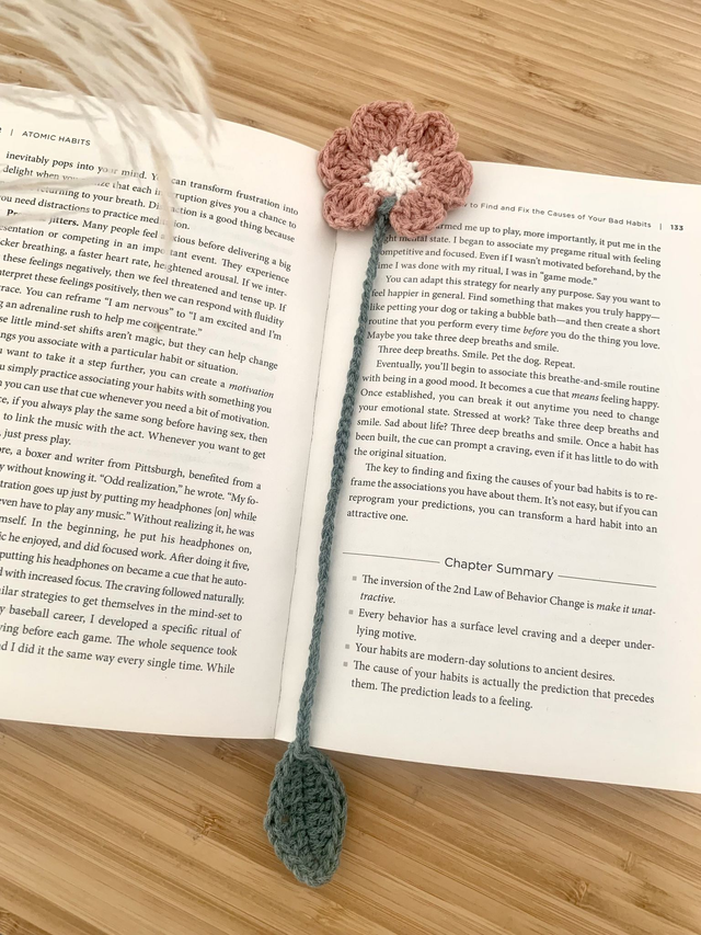 Flower Bookmark