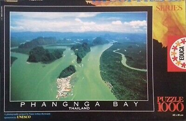 Puzzle fix 1000 pezzi PHANGNGA BAY sviluppo 68x48 - serie Biosfere - produttore EDUCA 