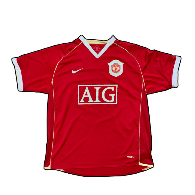Manchester United FC 2006-07 Home Shirt - L