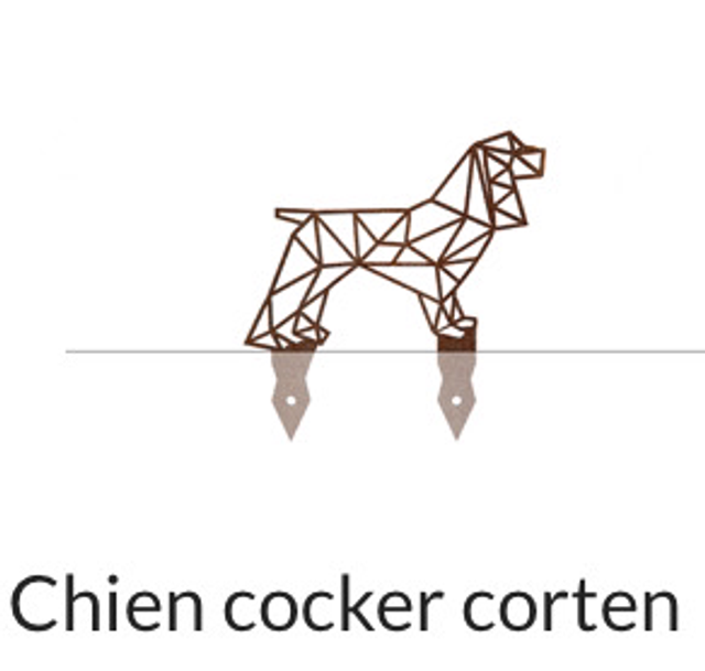 Chien Coker corten