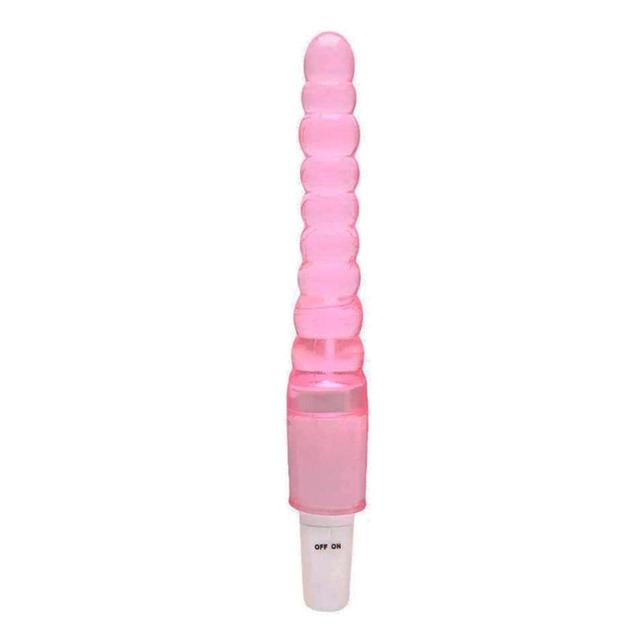 Vibrador Anal com Capa Escalonada Removível