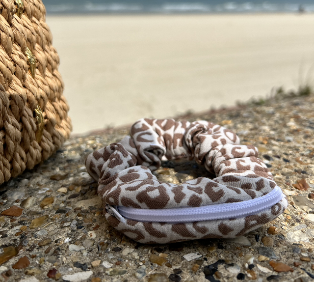 Chouchou sportif léopard 