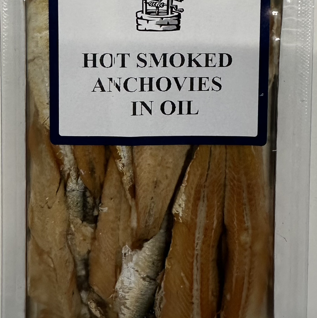 Hot Smoked Anchovies 125GM 