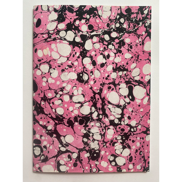 Softbound Notebook, Pink And White Stone