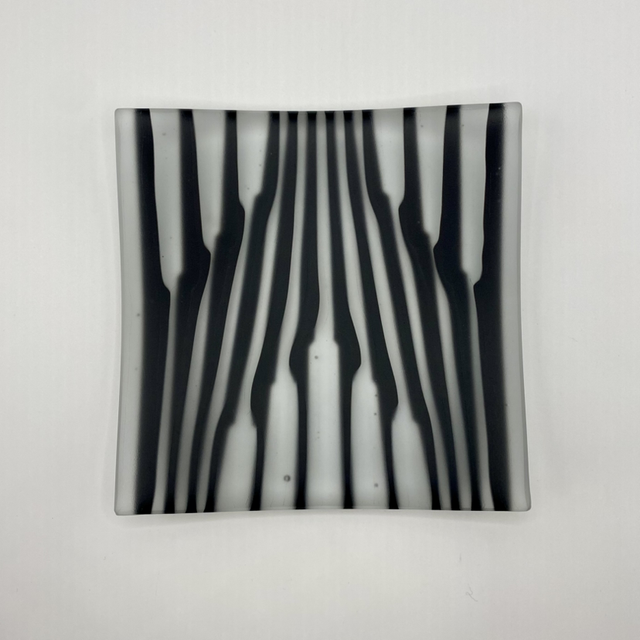 Fused Glass Linear Dish 