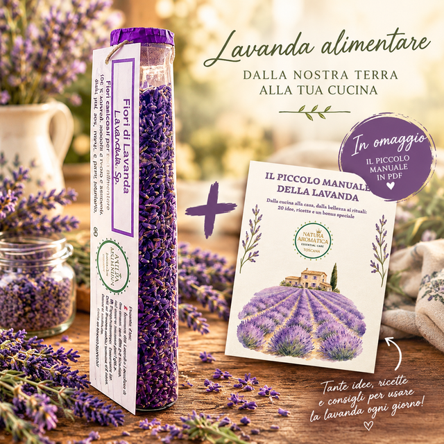 Lavanda alimentare + Il Piccolo Manuale della Lavanda in omaggio!💜 