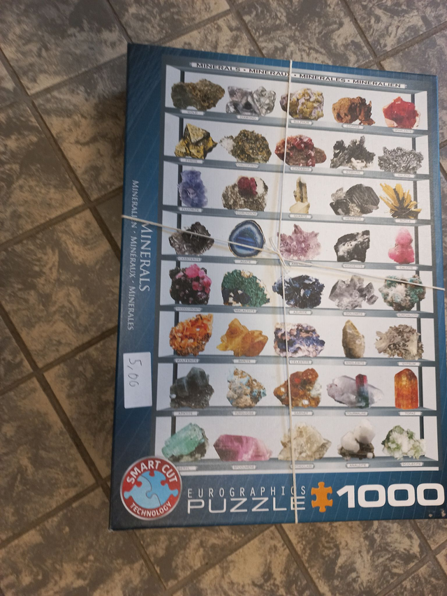 Puzzel van edelstenen