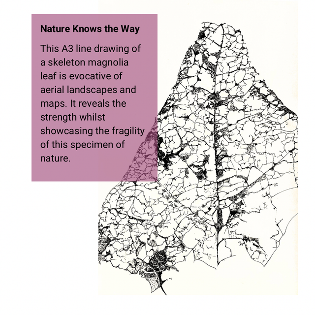 “Nature Knows the Way” Print Mounted to 12x18 (Charcoal or Golden Mink)
