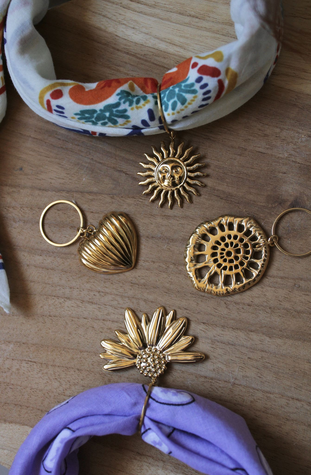 Pendentifs bijoux pour foulard 