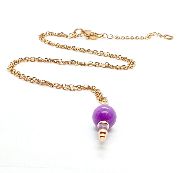 GLOXINIA Collier fait main