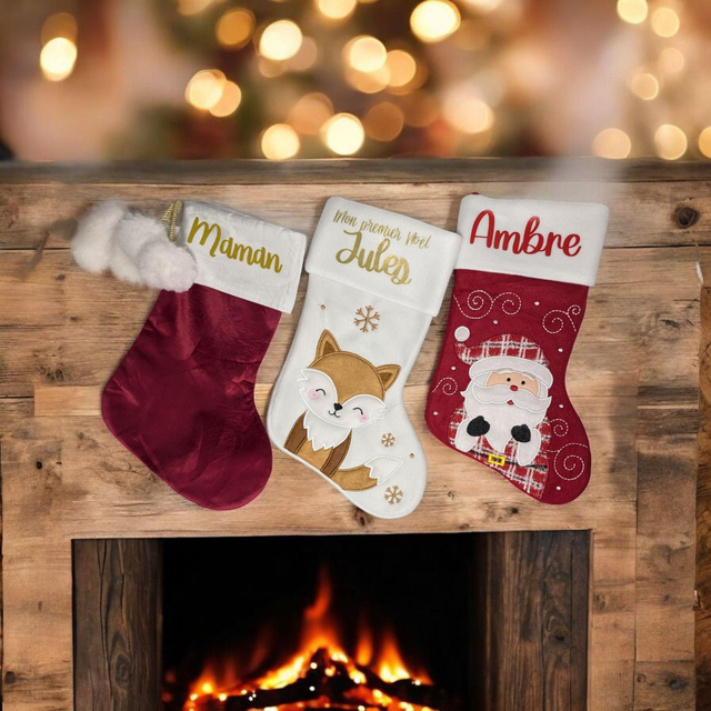 Chaussette de Noël personnalisée