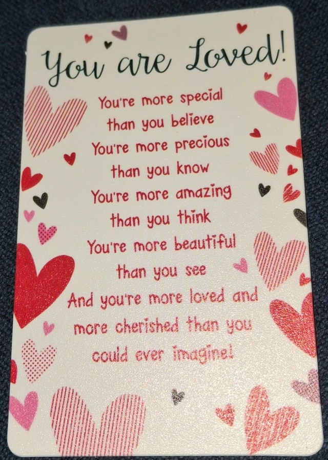 Wallet Card Keepsake