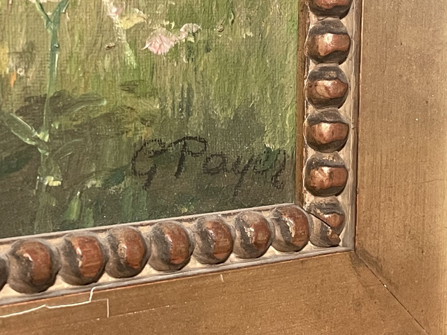 1930 Peinture encadrée Paysage Montagne