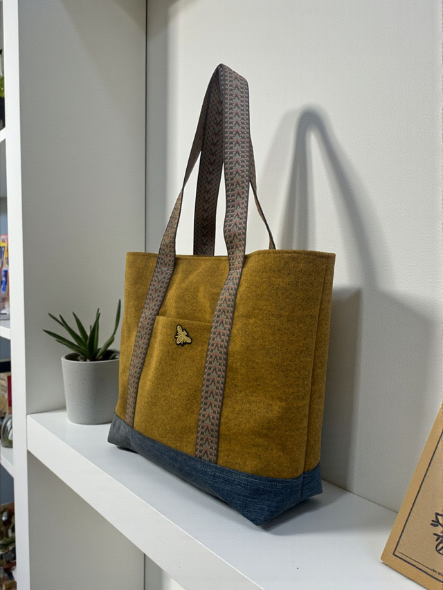 Cabas Essentiel - Eclat d'Hiver Ocre Lumière