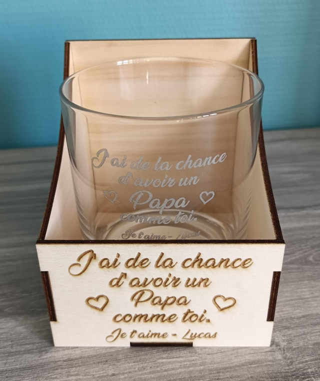 Verre à Whisky et sa boîte