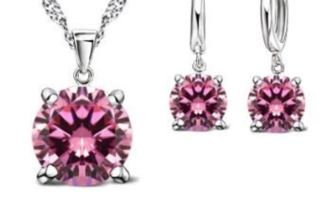 Sterling Silver Crystal sets