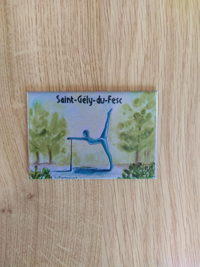 Magnet "Saint Gély du Fesc" 7,8 x 5,3cm