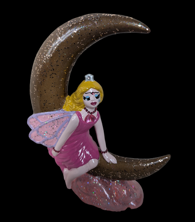 Slipware Figurine - Moon Fairy