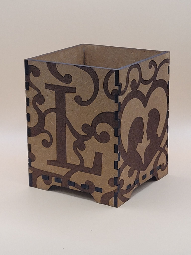 Boite Saint Valentin LOVE Gravée