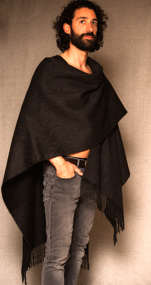 Ruana, 100% Alpaca-Baby Haar