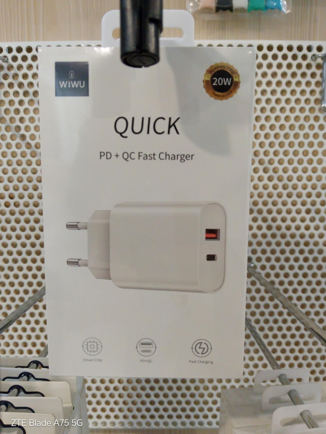 Wiwu Quick cargador 20w USB- C carga rápida
