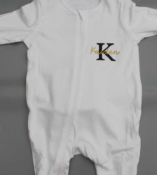 Personalised sleep suit