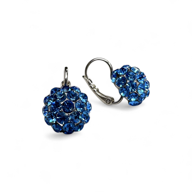 Ohrhänger POWERBALL Sapphire, Blau
