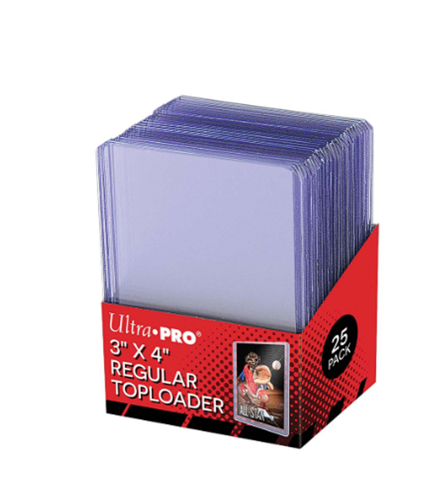 Ultra PRO 3" x 4" Clear Regular Toploader 25ct