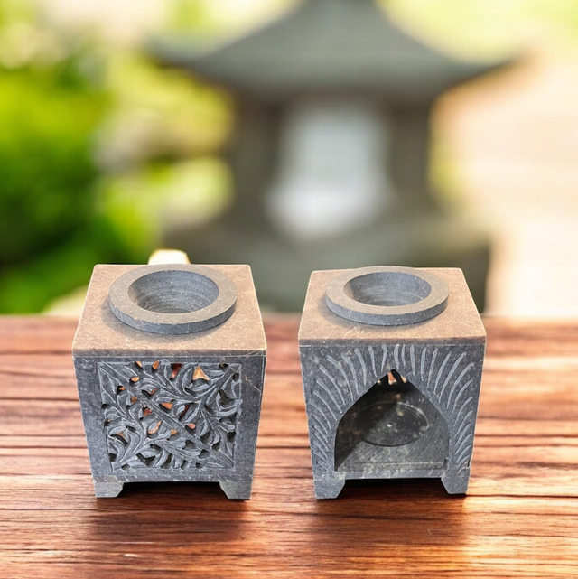 Moroccan Soap Stone Tea Light Burner