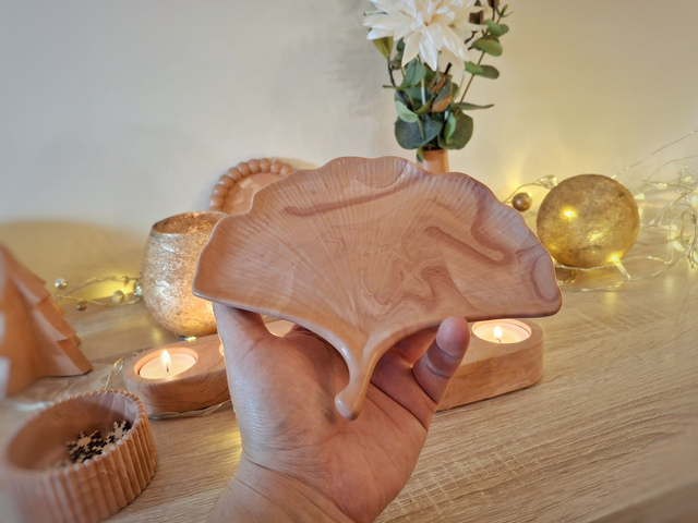 Feuille de Ginkgo - Vide poche festif