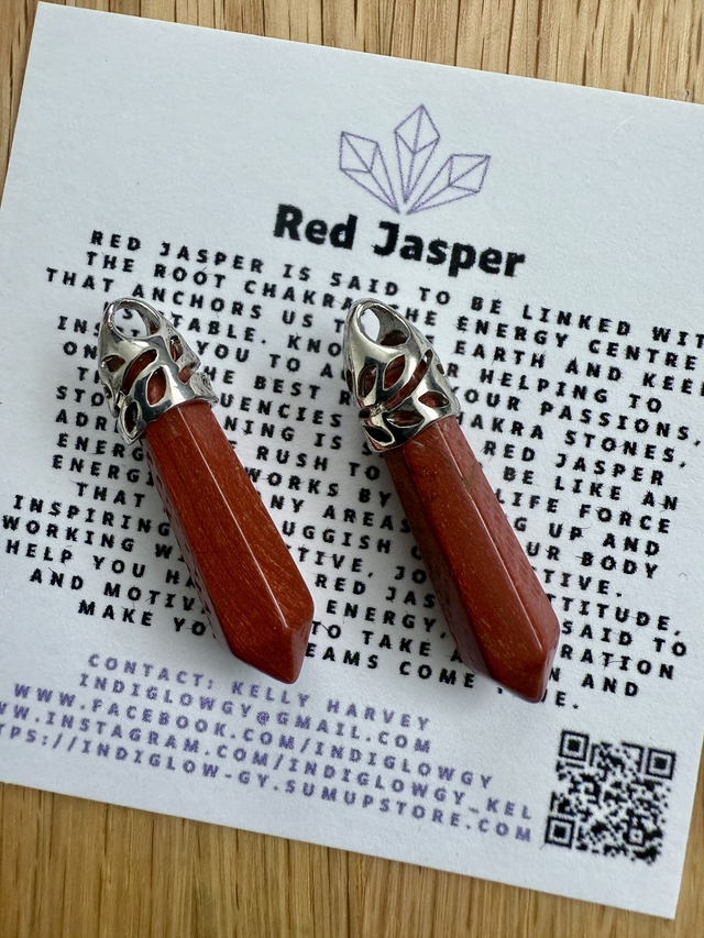 Red Jasper Crystal Pendant