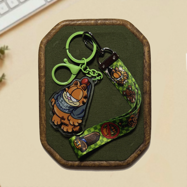 Porte Clef Lanière - Garfield