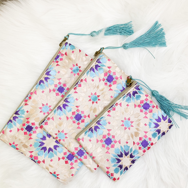 Set de 3 pochettes marocaines 