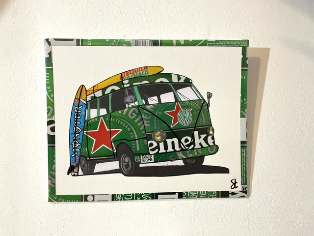 Tableau Combi van vintage 