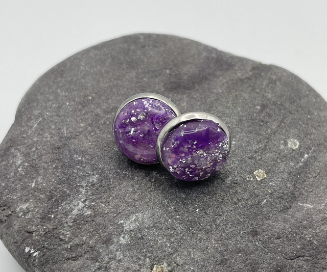 Lavender studs 