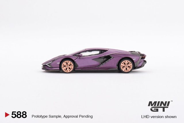 MGT00588 Mini GT 1/64 Lamborghini Sián FKP 37 Matte Viola SE30 (LHD) “HONG KONG EXCLUSIVE”