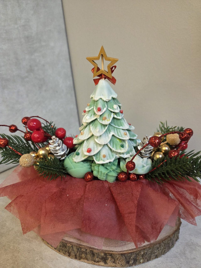 Bouquet fondant Sapin Vert 