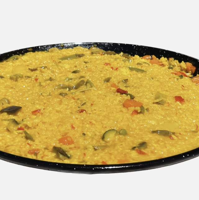 Paella de verduras (ración) No disponible a domicilio 