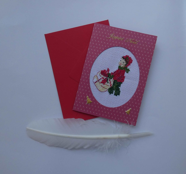 Un joyeux Noël brodé