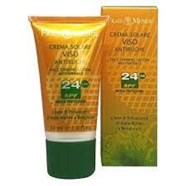 Crema Solare Viso Antirughe SPF 24