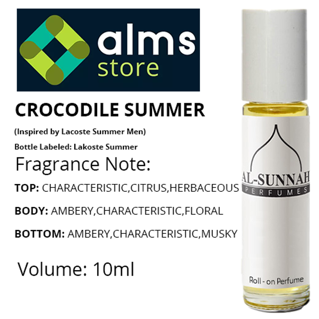 Crocodile Summer Men 10ml Roll-on