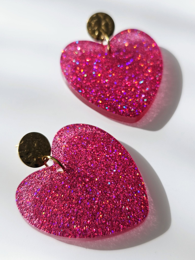 KISS'KISS framboise pailletté