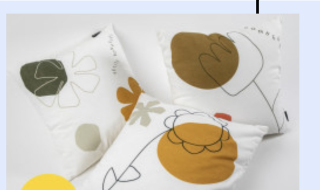 Coussin outdoor fleurs 