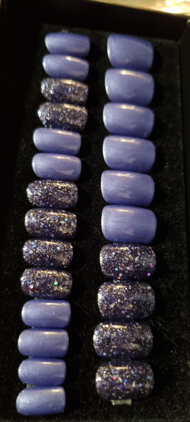 Lavande glitter Carré S