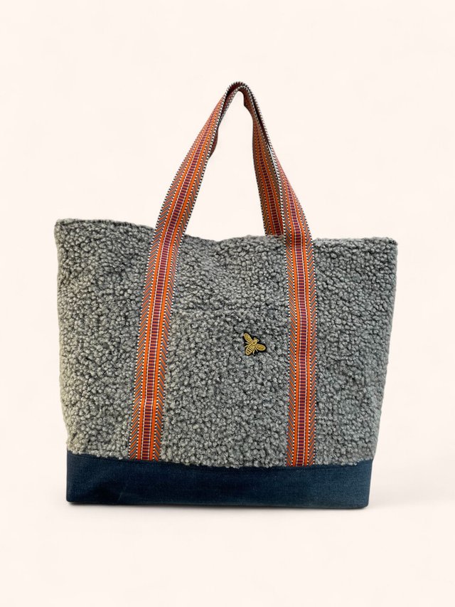 Cabas Essentiel - Bouclette Gris