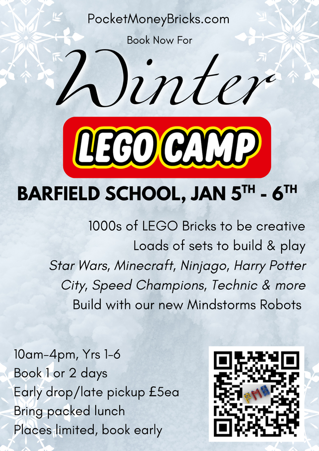 Barfield 2026 Winter Lego Camp 5-6 January