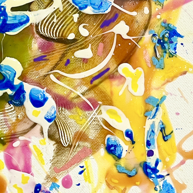 Doigts bleus - 24x30cm - 2017