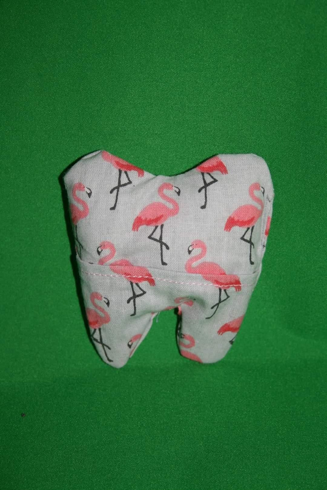 Pochette à Dent De Lait Flamand Rose